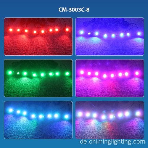 8pcs App Steuerelement LED -Felslicht 2 Zoll LED Schwanzkuppel Licht RGB LED -Felslicht für LKW SUV ATV -Auto